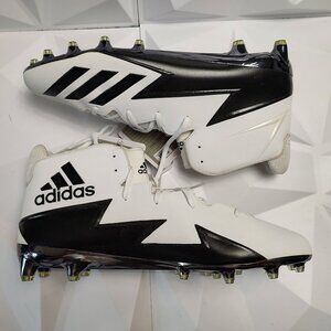 Adidas Mens Football Cleats 17 White Black Shoe Lacrosse High Molded Athletic
